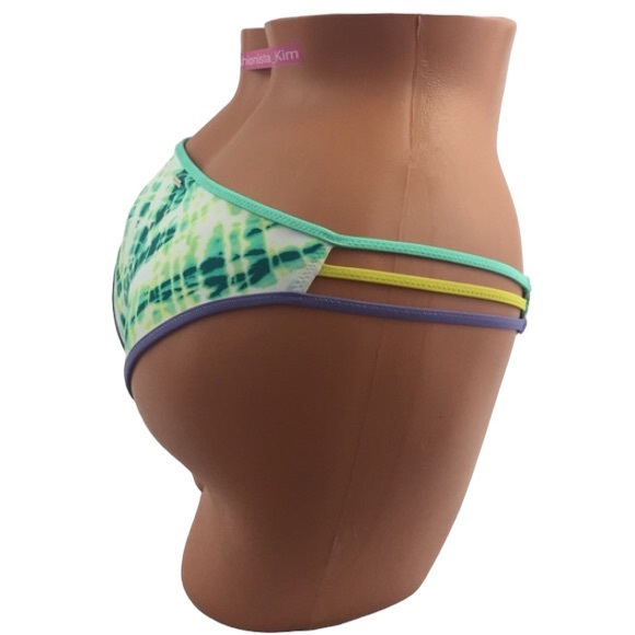 ✔️ Victoria's Secret swimsuit strappy cheeky swim bottoms - Picture 3 of 5